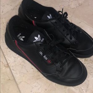 Adidas Black Shoes / Continental 80